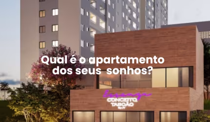 Apartamentos de 02 dormitórios com vaga
