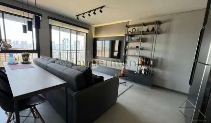 Apartamento com 1 quarto à venda na Avenida Vereador José Diniz, --, Santo Amaro, São Paulo, 45 m2 por R$ 790.000