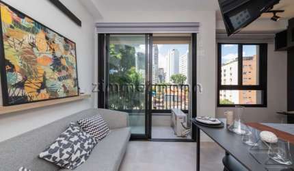 Apartamento com 1 quarto à venda na Rua Oscar Caravelas, --, Vila Madalena, São Paulo, 25 m2 por R$ 557.000