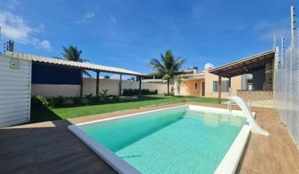 Casa à venda na Avenida Cândido Sales, Arembepe (Abrantes), Camaçari por R$ 595.000