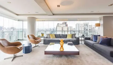 Apartamento para alugar com 3 suítes no Campo Belo.