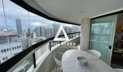 Jardim Apipema | Vista mar | 4 Suítes | Suíte master | Depósito | Dependência completa | Nascente | 180m² | Varanda integrada | 3 vagas