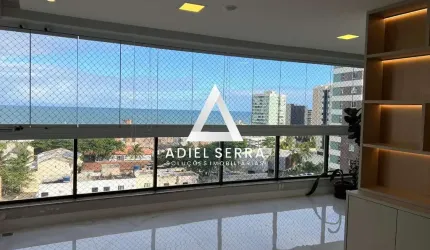 Jardim Armação | Vista mar | 3 Quartos | 1 Suíte | 104m² | Nascente |  Varanda integrada | 2 vagas