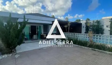 Vila de Abrantes | Casa Térrea Decorada | 2/4 | Suíte Reversível para 3/4 | Piscina Privativa | 150m² | Nascente Total | 3 Vagas