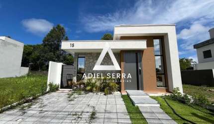 VILLA FLORENÇA | CASA TÉRREA | 3/4 COM SUÍTE | 85m² | NASCENTE | NUNCA HABITADA | GOURMET | 2 VAGAS