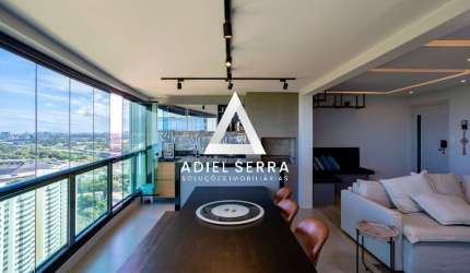 MANHATTAN SQUARE HOME | SOHO | PATAMARES | 3/4 | 1 SUÍTE COM CLOSET | 120m² | VISTA MAR | VARANDA GOURMET | 3 VAGAS