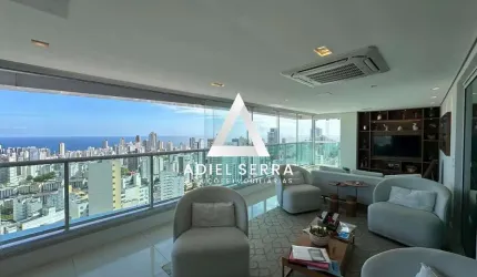 GRAÇA | 261m² | 4 SUÍTES | VARANDÃO GOURMET | NASCENTE | ANDAR ALTO | 4 VAGAS + DEPÓSITO