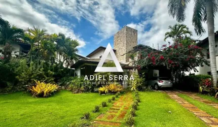 PORTO BUSCA VIDA RESORT | FRENTE RIO | 400m² | 4 SUÍTES + GABINETE | MOBILIADA | PISCINA | TERRENO DE 700m²
