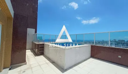 Pituba | Cobertura | 164m² | 4/4 C/ 3 Suítes | Lavabo | 3 Vagas | Vista Panorâmica | Total Infraestrutura de Lazer