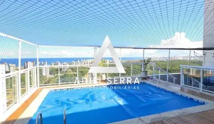 Patamares -  377m² - 4/4 C/ Suíte - Piscina Privativa - Vista Mar Permanente - Nascente Total - Acabamento em Alto Padrão - Total Infraestrutura