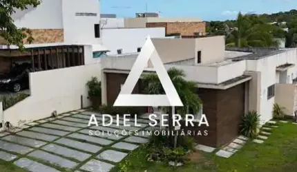 Alphaville Litoral Norte 2 - 4/4 sendo uma suíte - 202m² AC - 4 vagas - Área verde - Acabamento fino em porcelanato - Piscina e área gourmet