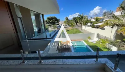 Guarajuba - 5 suítes - Piscina e área gourmet - 350 metros da praia - Energia solar - Condomínio Paraíso - Escriturada - 4 vagas