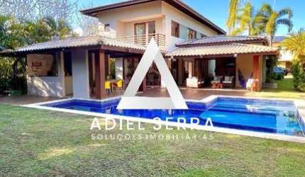 Praia do Forte - Piscinas Naturais - 544m² total - PORTEIRA FECHADA - 4 suítes - Climatização - Área Gourmet - Piscina - Energia solar - 3 vagas