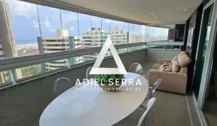 Colina A - Patamares - 4 suítes - 207m² - Andar alto - Vista Mar - Reformado - Dependência completa - 3 vagas - Lazer completo