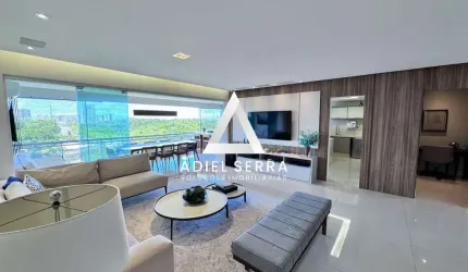 Greenville Ludco - 3 suítes + home com 180m² - Varanda gourmet com churrasqueira - Vista Mar - Reformado - 3 vagas - Lazer completo