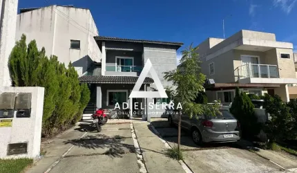 Lauro de Freitas - 265m² total - 2 pavimentos - 4/4 com 3 suítes - Banheiro social - Área de serviço - Área Gourmet - Churrasqueira - 2 vagas