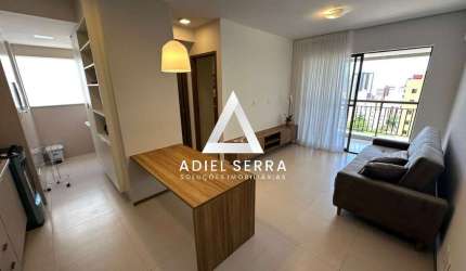Itaigara - 45m² - PORTEIRA FECHADA - Nascente - Ventilado - Andar alto - 1 quarto e sala - Varanda - Climatizado - Armários - 1 vaga