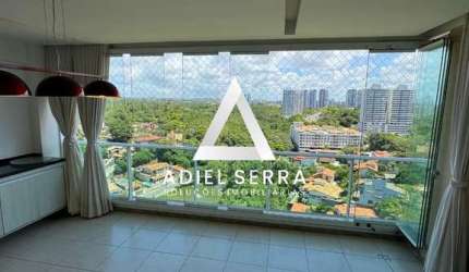 Pituaçu - 110m² - Andar altíssimo - Norte/Sul - 3 quartos sendo 1 suíte - 3 banheiros - Dependência completa - Armários - Varanda Gourmet - 3 vagas