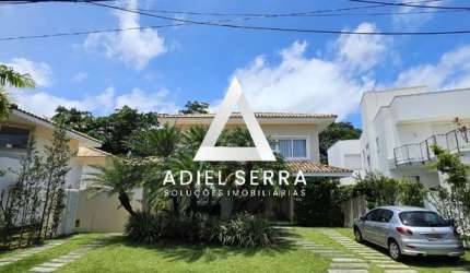 Alphaville Salvador 1 - Condomínio Itaparica - Casa com 4 suítes - Voltado para área de preservação - Terreno com 520m²