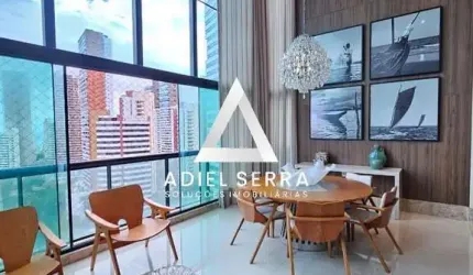 Horto Florestal - 280m² - Andar alto - Decorado - 4 suítes - Closets - Hidro - Varanda - Dependência completa - 4 vagas - Depósito