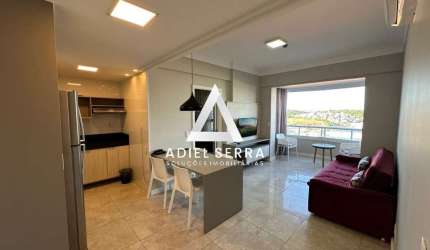 Caminho das Árvores - 65m² - Mobiliada - Decorado - Nascente - 2 suítes - Varanda integrada - Climatizado - 1 vaga - Condomínio c/ infraestrtura