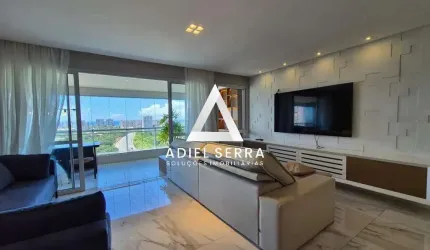 Greenville - Ludco - 180m² - PORTEIRA FECHADA - Vista mar - Andar alto - Ventilado - 3 suítes - Reformado - Armários - Varanda Gourmet - 3 vagas