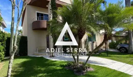 Alphaville Litoral Norte 1 - 480m² total - PORTEIRA FECHADA - Decorada - Reformada - Energia solar - 5 quartos sendo 4 suítes - Climatizada - 5 vagas