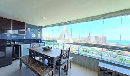 Patamares - Colina A - 165m² - Nascente total - Vista mar - Andar alto - 4 quartos sendo 3 suítes - Dependência completa - 2 varandas - 3 vagas