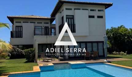 Costa de Sauípe - 1.100m² total - PORTEIRA FECHADA - Mobiliada - Decorada - 4 suítes - 5 vagas