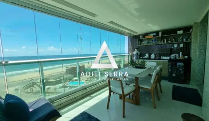 Armação - 112m² - Andar alto - Nascente - Frente mar - 3 quartos sendo 1 suíte - Varanda Gourmet - Móveis planejados - Climatizado - 3 vagas