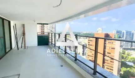 Caminho das Árvores - 255m² - Nascente total - Andar super alto - Vista mar - 3 suítes - Varanda - 4 vagas - Condomínio c/ infraestrutura