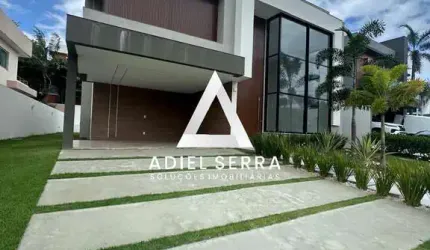 Alphaville Litoral Norte 1 - 480m² total - Conceito aberto - 4 suítes - Closet - 2 pavimentos - Despensa - Lavabo - Espaço Gourmet - Piscina - 4 vagas