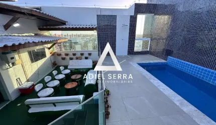 Lauro de Freitas - Cobertura Duplex - 206m² - 3 quartos sendo 2 suítes - Energia solar - Piscina - Área Gourmet - Varanda - Climatizado - 2 vagas
