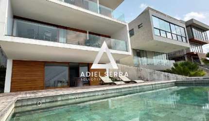 Alphaville Salvador 2 - 480m² total - Nascente - 4 suítes - 3 pavimentos - Dependência completa - Armários - Piscina - Automação - 6 vagas