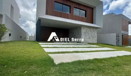 Alphaville Litoral Norte 2 - 378,47m² - Nascente - 4 suítes  sendo 1 c/ closet - Lavabo - Área de serviço - Área Gourmet - Piscina - 3 vagas