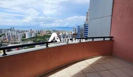 Caminho das Árvores - 102m² - Quarto e sala - Nascente - Vista panorâmica - Andar altíssimo - Varanda - Armários - Lavabo - 2 vagas