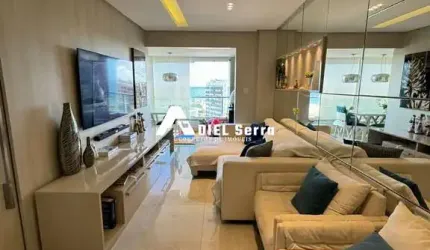 Pituaçu - 75m² - Andar alto - Norte/Sul - Decorado - 2 quartos - 1 suíte - Varanda gourmet - Armários - 2 vagas