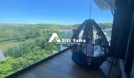 Alphaville 2 Salvador - 525m² total - 4 suítes - Master c/ banheira - Closet - Varanda gourmet - Piscina - Academia - Brinquedoteca - 4 vagas