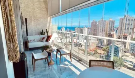 Itaigara - 115m² - Andar alto - Vista livre - 2 suítes - Escritório - Armários planejados - Lavabo - Varanda - Ar condicionado - 2 vagas