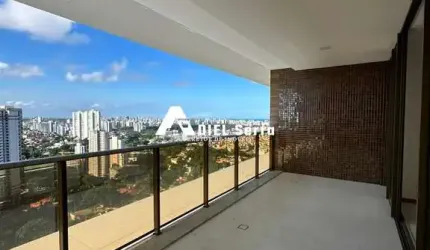 Horto Florestal - 171m² - Andar altíssimo - 4 suítes - 2 varandas sendo 1 gourmet c/ vista da cidade - Lavabo - Dependência completa - 3 vagas