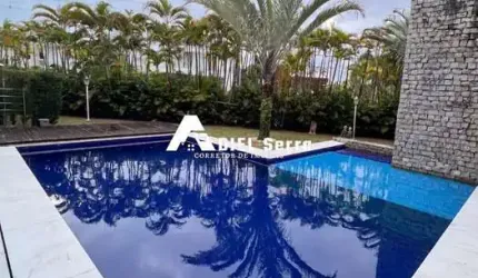 Alphaville 2 Salvador - 5 suítes c/ closet (2 c/ hidro) - Varanda gourmet - Piscina aquecida - Apartamento p/ empregados - Armários - 5 vagas