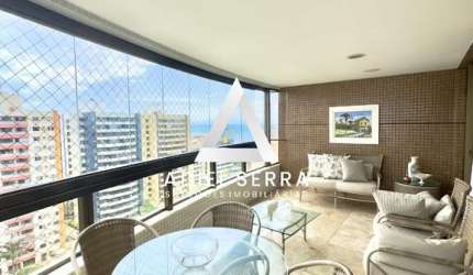 Pituba Ville | 3 Suítes + Gabinete | 245m² | 4 Vagas | Dependência completa | Banheira | Closet | Suíte master | Total infraestrutura de lazer
