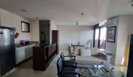 Apartamento com 1 dormitório para alugar, 74 m² por R$ 11.116,97/mês - Itaim Bibi - São Paulo/SP