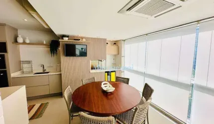 Apartamento com 3 suítes  à venda, 138 m² - Riviera de São Lourenço - Bertioga/SP