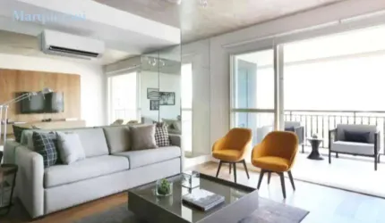 Apartamento com 1 dormitório para alugar, 70 m² por R$ 7.386,00/mês - Cidade Monções - São Paulo/SP