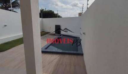 Casa mobiliada na praia de Carapibus com piscina e vista mar