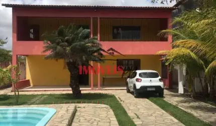 Casa a menos de 400 metros da Praia de Carapibus com 4 quartos.