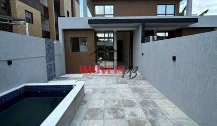Casas nos bancários com 3 quartos sendo 1 suíte, com piscina.