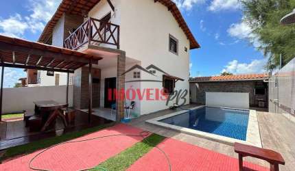 Casa em Carapibus com vista para o Mar, área gourmet e Piscina