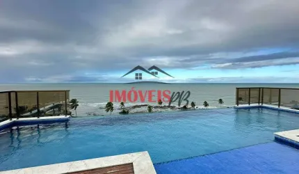 Apartamento a 50 m da praia de Carapibus com piscina privativa.